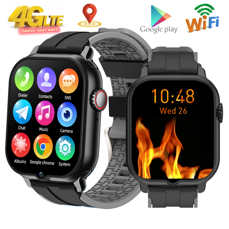2024 Kids Watch Android 9.0 4G - Smartwatch Watches For Kids With Gps ulasan dan harga