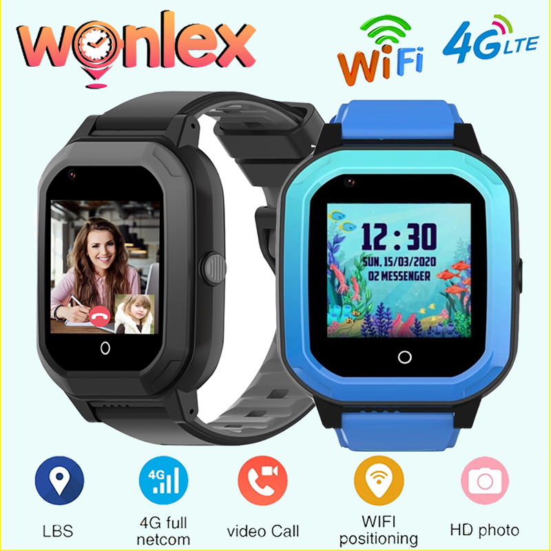 Wonlex 4G Smart Watch Kids Vid - Smartwatch Watches For Kids With Gps ulasan dan harga