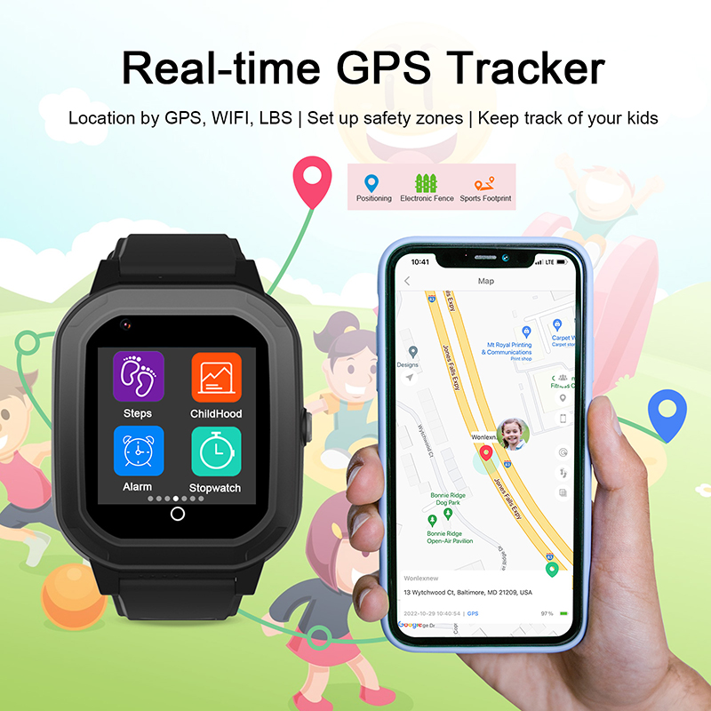 Wonlex 4G Smart Watch Kids Vid - Smartwatch Watches For Kids With Gps ulasan dan harga
