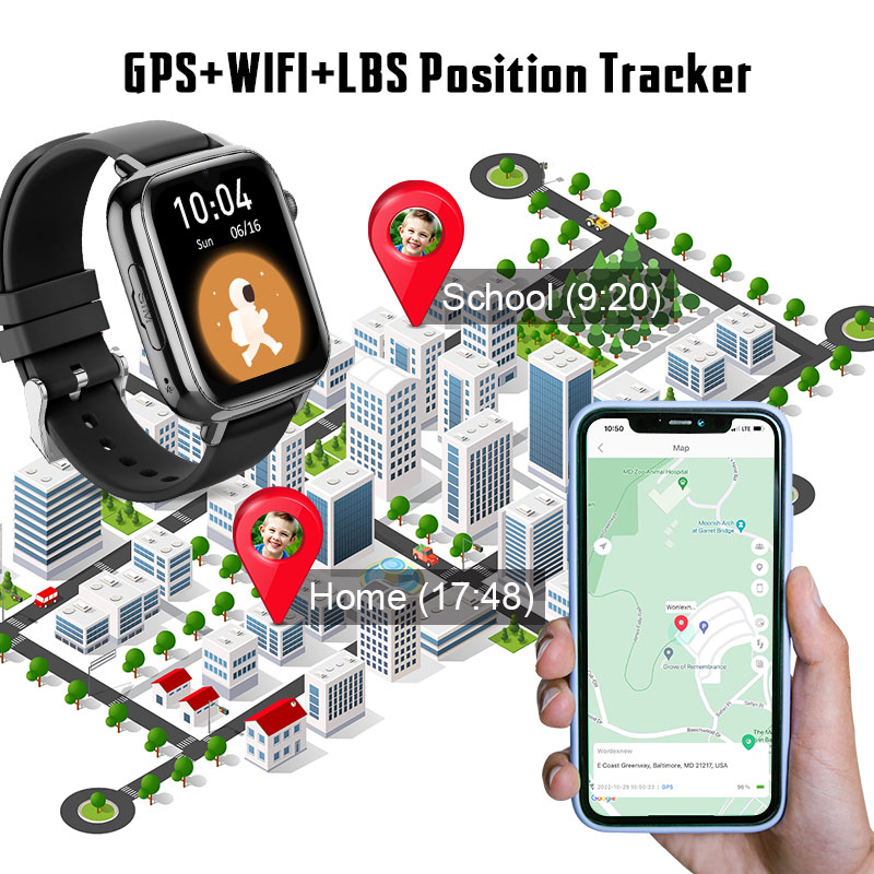Wonlex KT34 Children's Smart W - Smartwatch Watches For Kids With Gps ulasan dan harga
