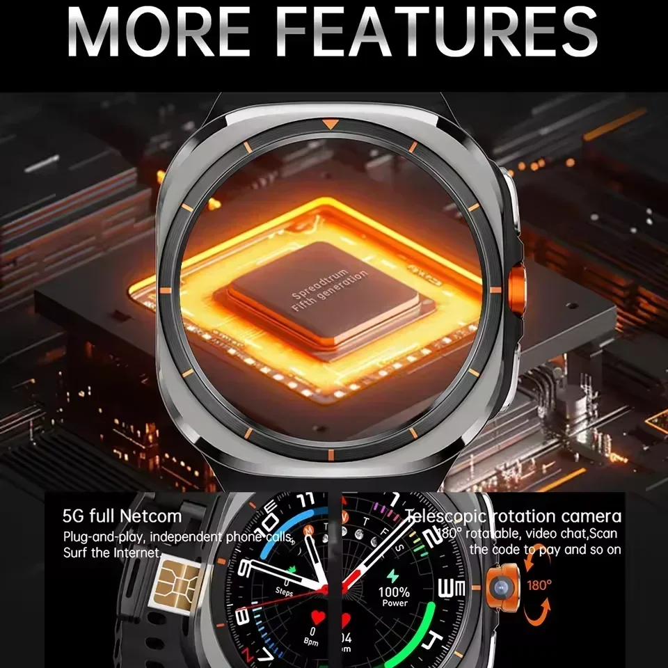 U8 Smart Watch 4G 5G Rotatable - Smartwatch Watches For Women With Gps ulasan dan harga